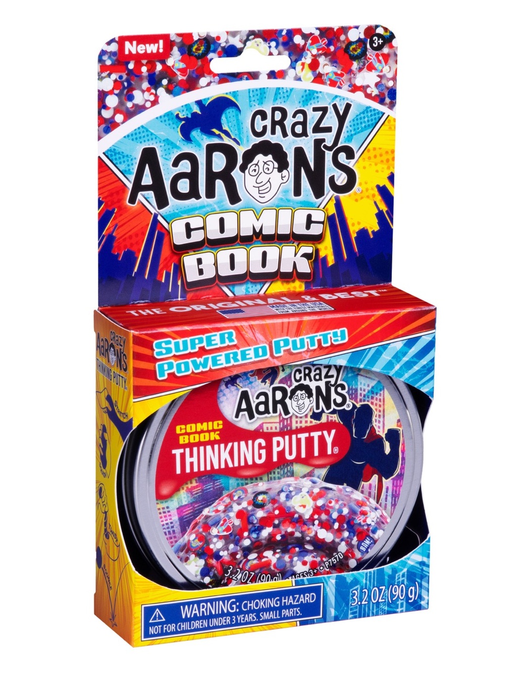 NWT Crazy Aarons Comic Book Thinking Putty